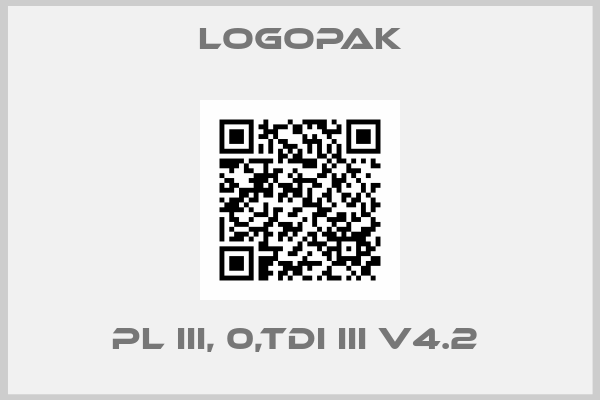 LOGOPAK-PL III, 0,TDI III V4.2 