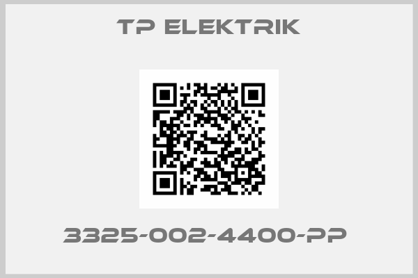 TP ELEKTRIK-3325-002-4400-PP 