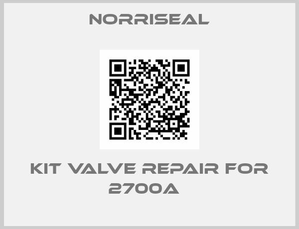 Norriseal-kit valve repair for 2700A  