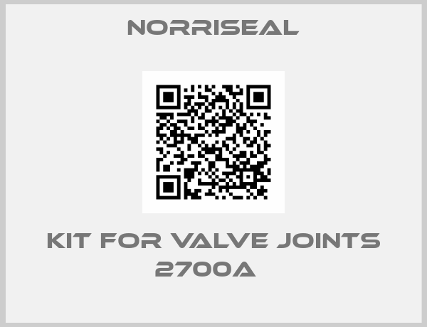 Norriseal-kit for valve joints 2700A  