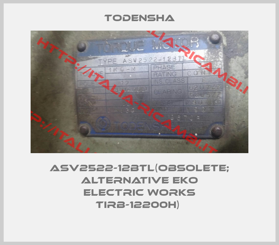 TODENSHA-ASV2522-12BTL(obsolete; alternative EKO ELECTRIC WORKS TIRB-12200H) 