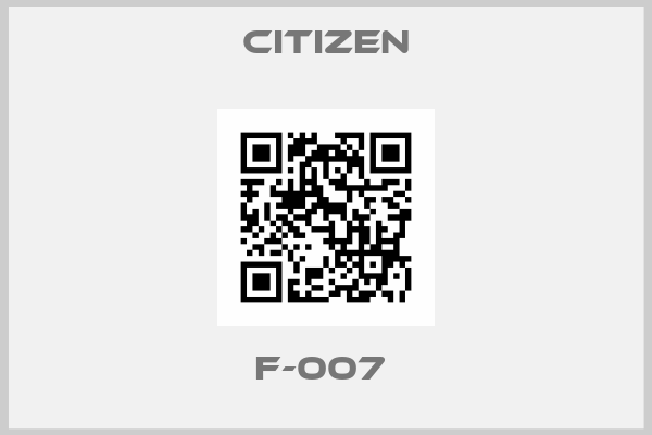 Citizen-F-007 