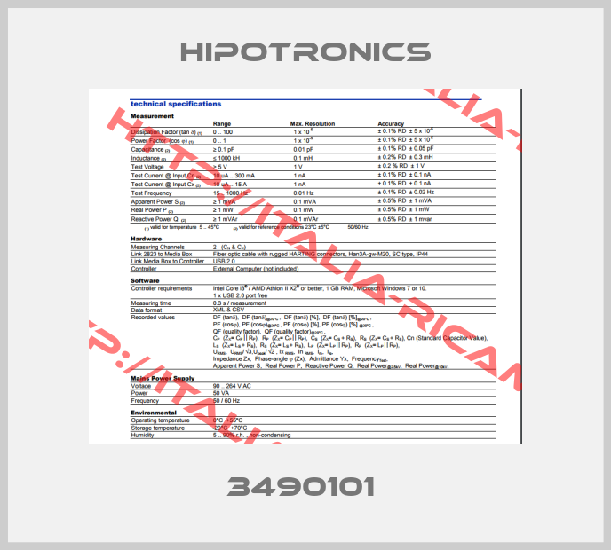 Haefely Hipotronics-3490101 
