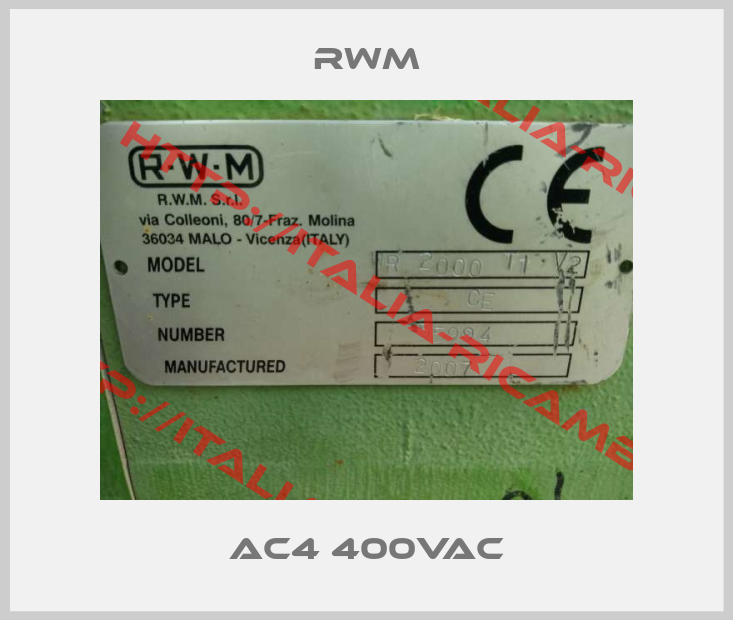 RWM-AC4 400VAC