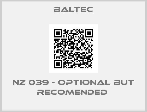 Baltec-NZ 039 - optional but recomended 