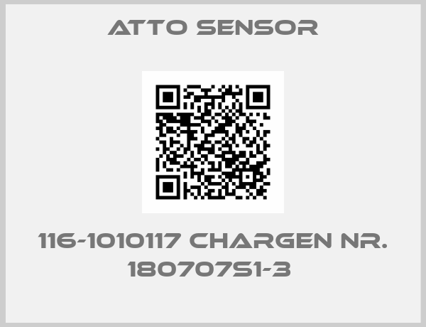 Atto Sensor-116-1010117 Chargen Nr. 180707S1-3 
