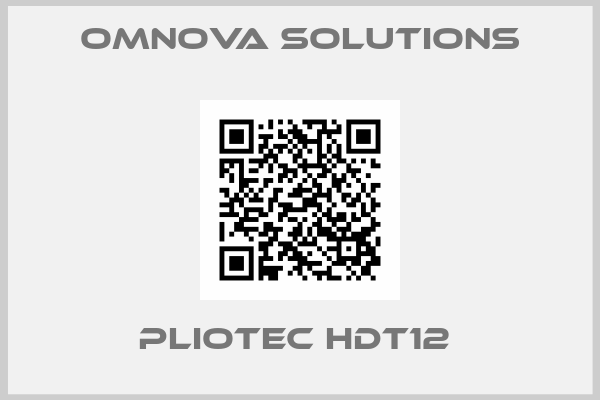 Omnova Solutions-Pliotec HDT12 