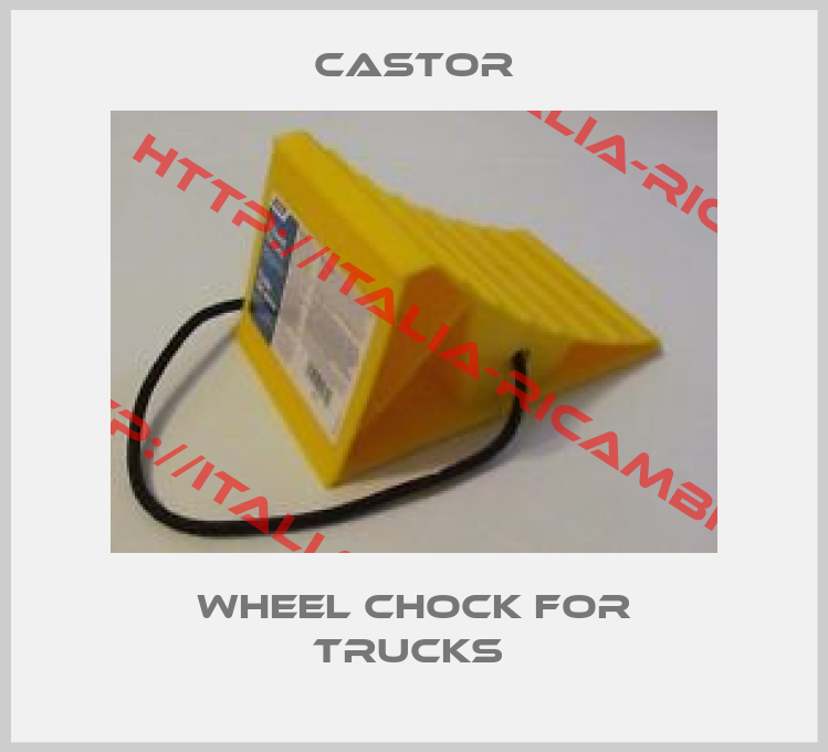 Castor-Wheel Chock for trucks 