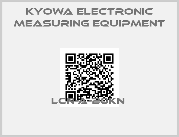 Kyowa Electronic Measuring Equipment-LCN-A-20KN 