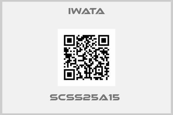 Iwata-SCSS25A15 