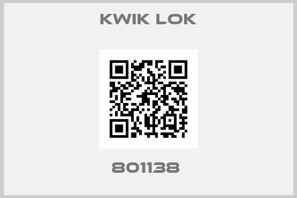 KWIK LOK-801138 
