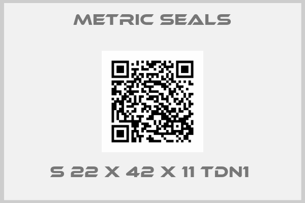 Metric Seals-S 22 X 42 X 11 TDN1 