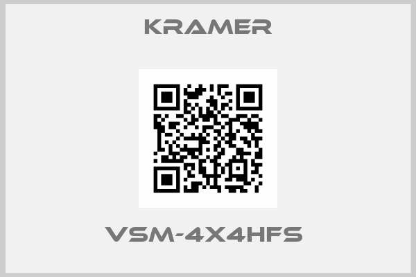 KRAMER-VSM-4x4HFS 
