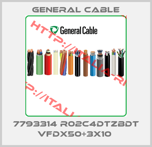 General Cable-7793314 R02C4DtZbDt VFDx50+3x10 