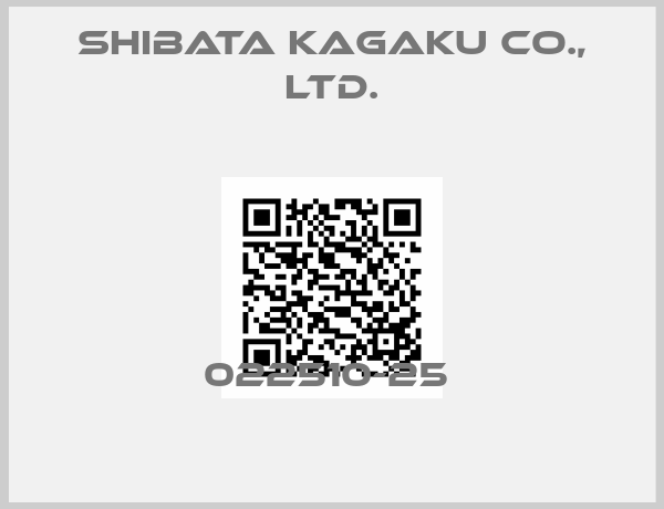 Shibata Kagaku Co., Ltd.-022510-25 