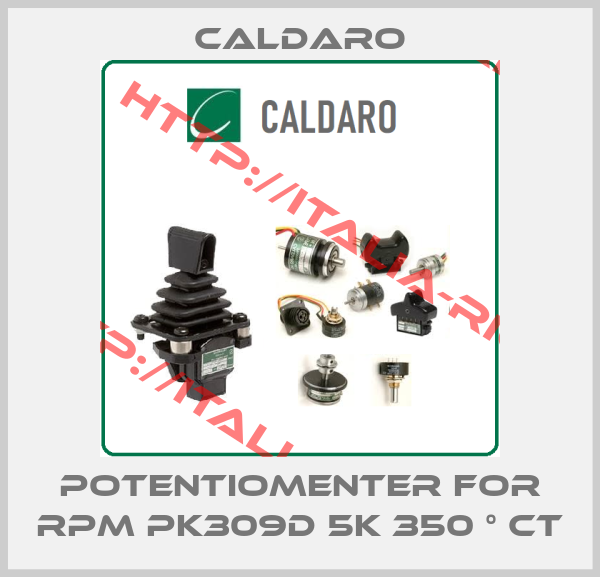 Caldaro-POTENTIOMENTER FOR RPM PK309d 5K 350 ° CT