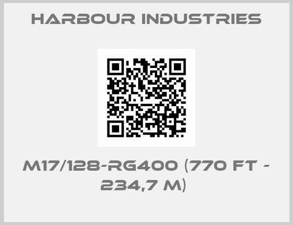 HARBOUR INDUSTRIES-M17/128-RG400 (770 ft - 234,7 m) 