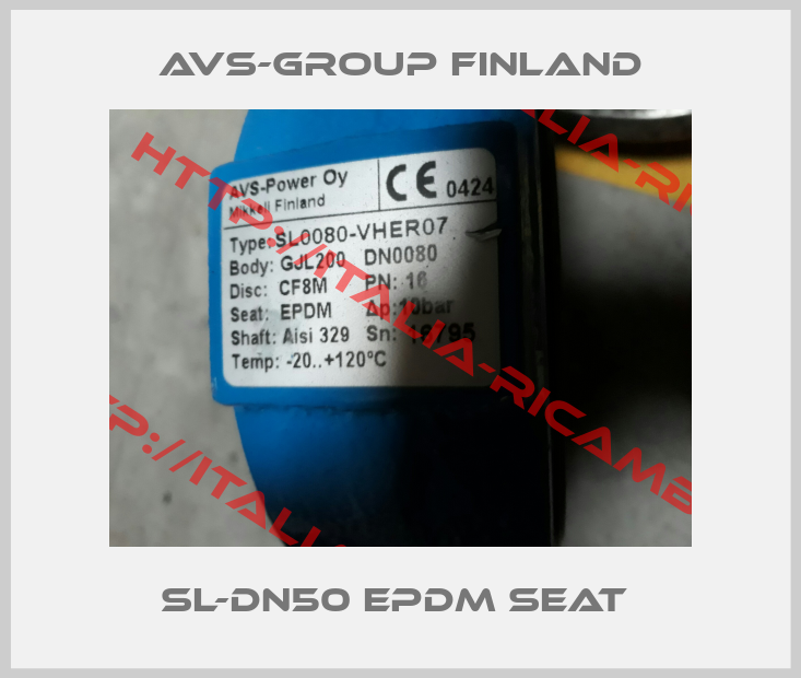 AVS-Group Finland-SL-DN50 EPDM seat 
