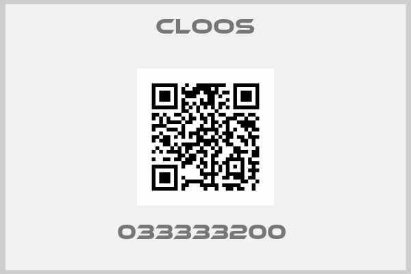 Cloos-033333200 
