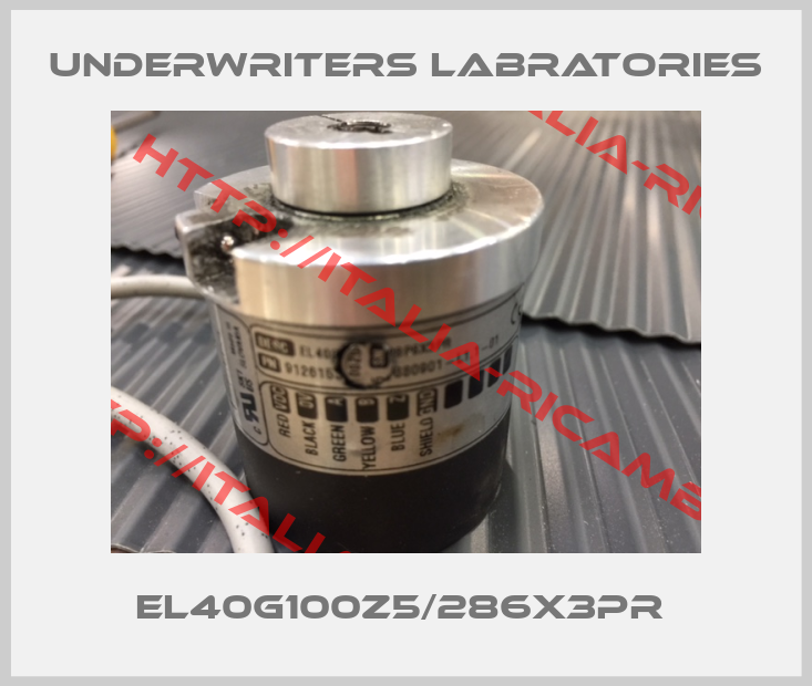 UNDERWRITERS LABRATORIES-EL40G100Z5/286X3PR 
