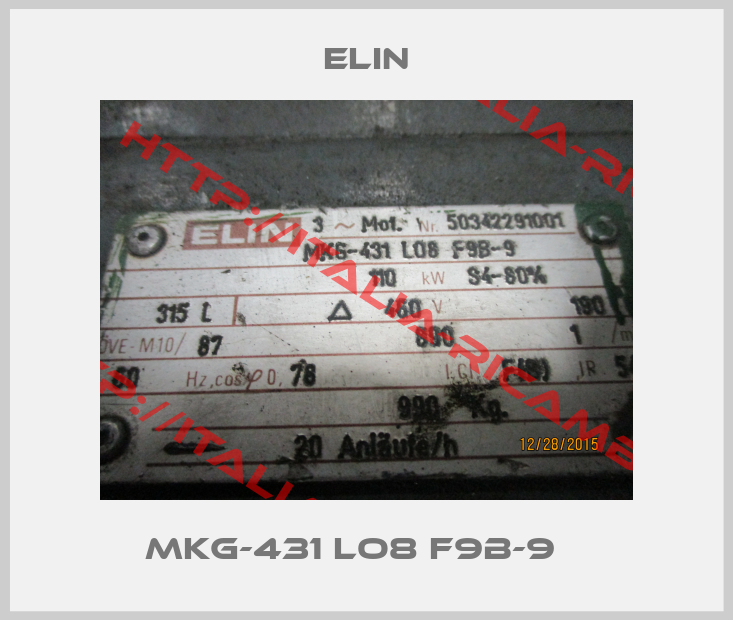 Elin-MKG-431 LO8 F9B-9   
