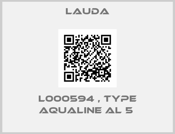 LAUDA-L000594 , type Aqualine AL 5 