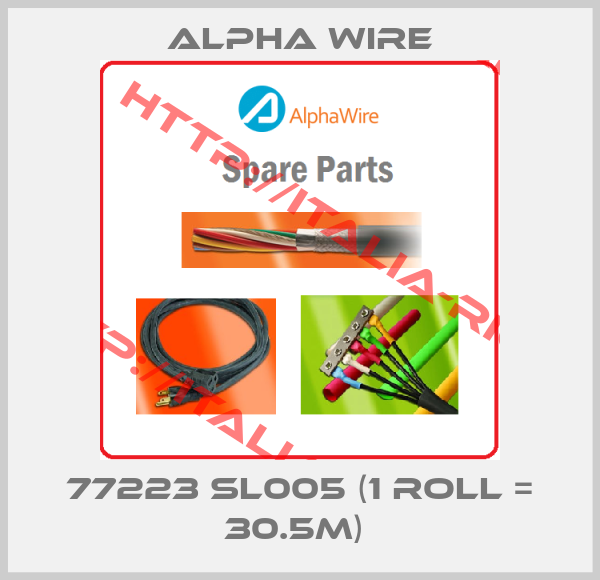 Alpha Wire-77223 SL005 (1 Roll = 30.5m) 