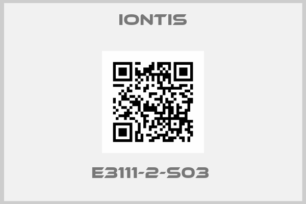 IONTIS-E3111-2-S03 