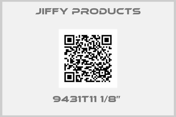 Jiffy Products-9431T11 1/8” 