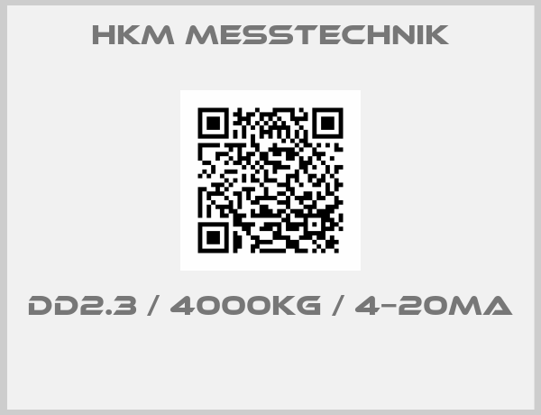 HKM Messtechnik-DD2.3 / 4000kg / 4−20mA 