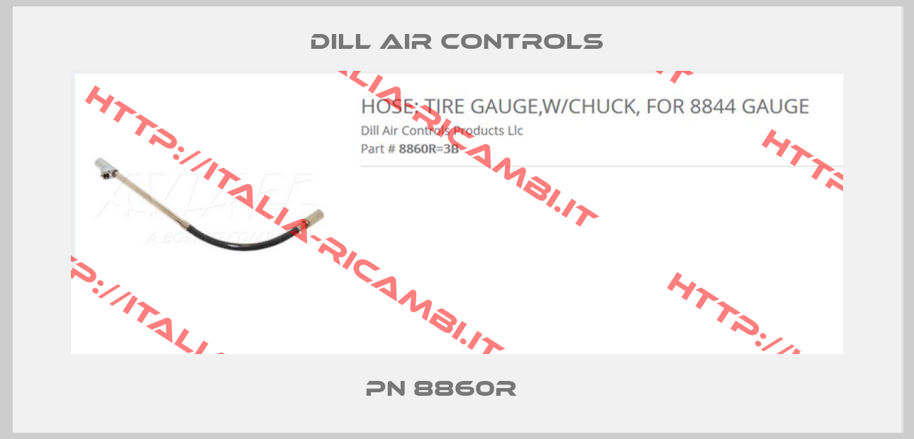Dill Air Controls-PN 8860R    