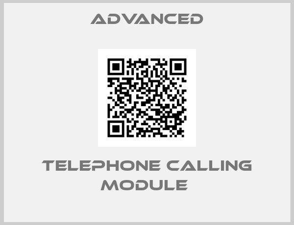 Advanced-Telephone Calling Module 