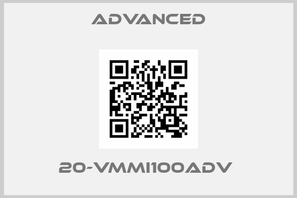 Advanced-20-VMMI100Adv 
