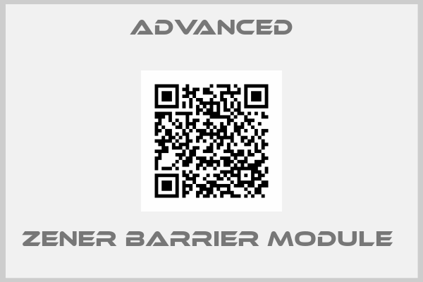 Advanced-Zener Barrier Module 