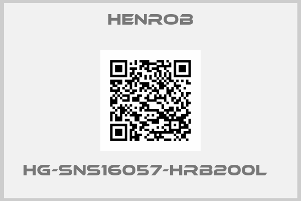HENROB-HG-SNS16057-HRB200L  
