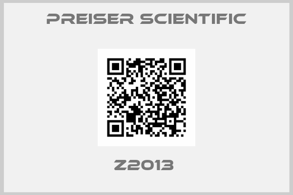 Preiser Scientific-Z2013 