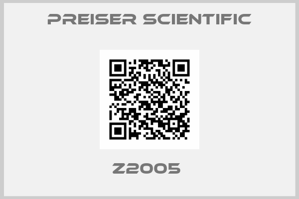 Preiser Scientific-Z2005 