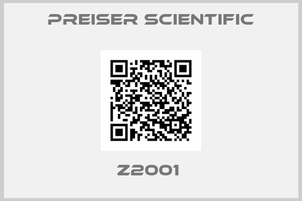 Preiser Scientific-Z2001 