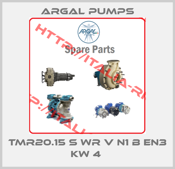 Argal Pumps-TMR20.15 S WR V N1 B EN3 KW 4 