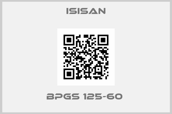 ISISAN-BPGS 125-60 