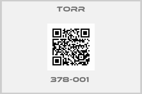 TORR-378-001 