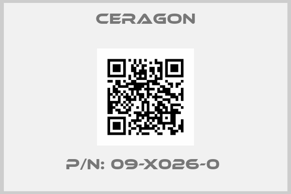 Ceragon-P/N: 09-X026-0 