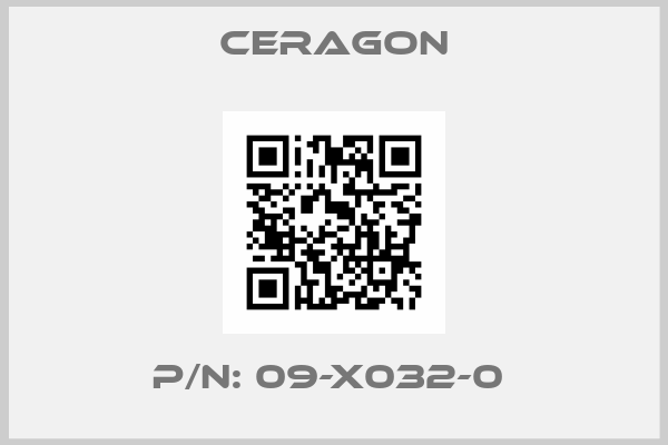 Ceragon-P/N: 09-X032-0 