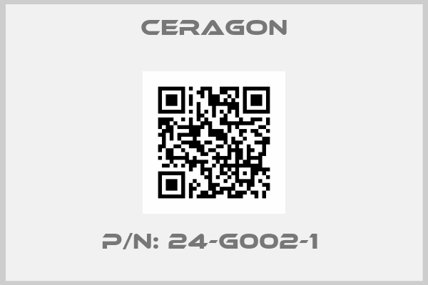 Ceragon-P/N: 24-G002-1 