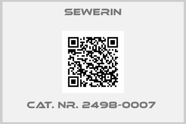 Sewerin-Cat. Nr. 2498-0007 