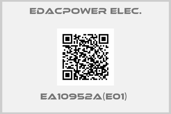 Edacpower elec.-EA10952A(E01) 
