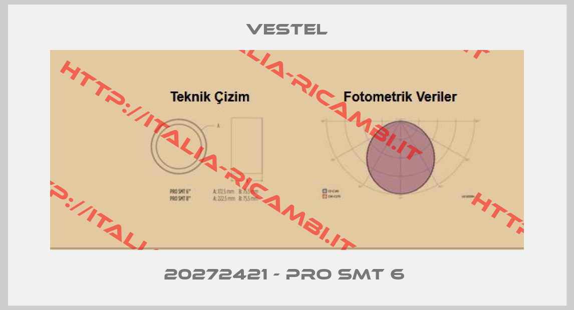 VESTEL-20272421 - PRO SMT 6 