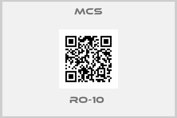 MCS-RO-10 