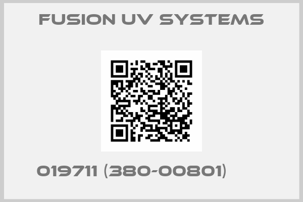 FUSION UV SYSTEMS-019711 (380-00801)       