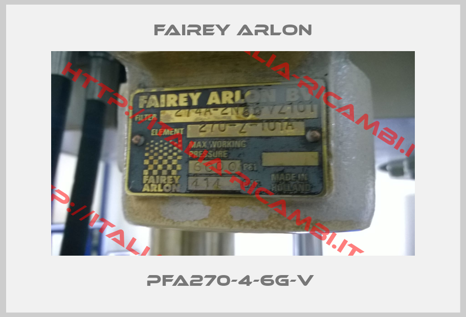 FAIREY ARLON-PFA270-4-6G-V 